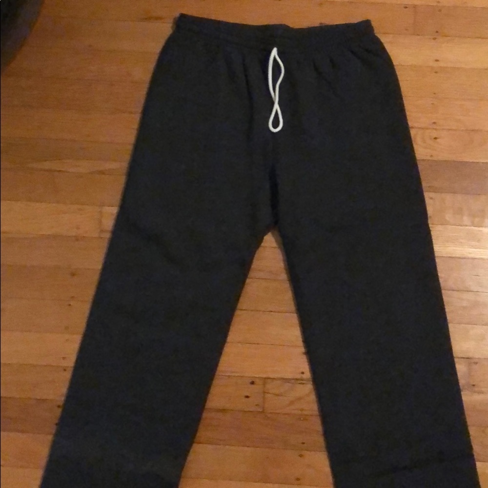 Dark gray sweatpants